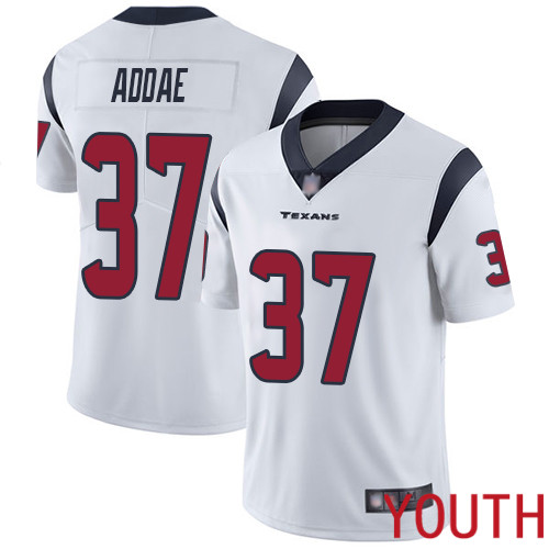 Houston Texans Limited White Youth Jahleel Addae Road Jersey NFL Football 37 Vapor Untouchable